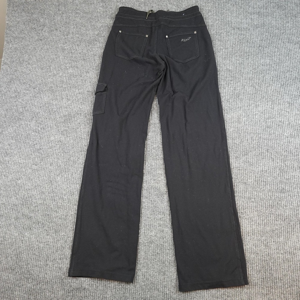 Kuhl Pants Womens 6 Regular Black Cargo Hiking Stretch Drawstring Pockets Travel - Picture 5 of 9